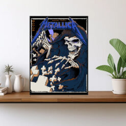 metallica m72 world tour august 11 2024 chicago il soldier field concert poster canvas wall art 1