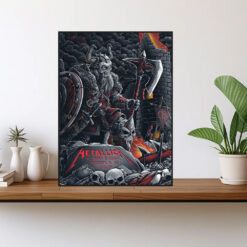 metallica m72 world tour august 16 2024 minneapolis mn u s bank stadium concert poster canvas wall art 1