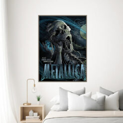 metallica m72 world tour august 23 2024 edmonton alberta commonwealth stadium concert poster canvas wall art 3