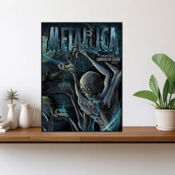 metallica m72 world tour august 25 2024 edmonton alberta commonwealth stadium concert poster canvas wall art 1