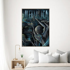 metallica m72 world tour august 25 2024 edmonton alberta commonwealth stadium concert poster canvas wall art 3