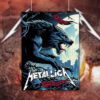 metallica m72 world tour august 30 2024 seattle washington lumen field werewolf poster canvas wall art 2