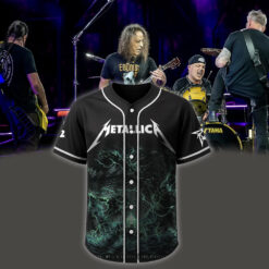 metallica m72 world tour baseball jersey april 19 2025 syracuse new york jma wireless dome electric sea dragon artwork 1