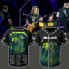 metallica m72 world tour baseball jersey june 14 2025 houston tx nrg stadium death rider skeleton knight edition