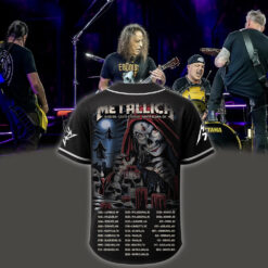 metallica m72 world tour baseball jersey june 22 2025 santa clara ca levis stadium ritual queen edition ft pantera suicidal tendencies 2