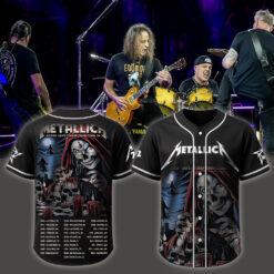 metallica m72 world tour baseball jersey june 22 2025 santa clara ca levis stadium ritual queen edition ft pantera suicidal tendencies