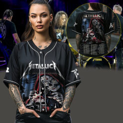 metallica m72 world tour baseball jersey june 22 2025 santa clara ca levis stadium ritual queen edition ft pantera suicidal tendencies 3