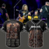 metallica m72 world tour baseball jersey june 27 2025 denver co empower field savage bear horde edition