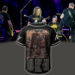 metallica m72 world tour baseball jersey june 27 2025 denver co empower field savage bear horde edition 2