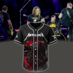 metallica m72 world tour baseball jersey june 27 29 2025 denver co empower field grim reaper horseman edition 1