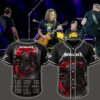 metallica m72 world tour baseball jersey june 27 29 2025 denver co empower field grim reaper horseman edition