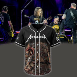 metallica m72 world tour baseball jersey june 29 2025 denver co empower field skullhorn forest beast edition 1