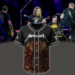 metallica m72 world tour baseball jersey june 3 2025 atlanta ga mercedes benz stadium dark angel warrior ft pantera suicidal tendencies 1