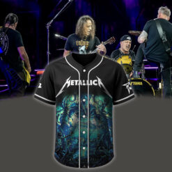 metallica m72 world tour baseball jersey june 3 2025 atlanta ga mercedes benz stadium sky demon design ft pantera suicidal tendencies 1