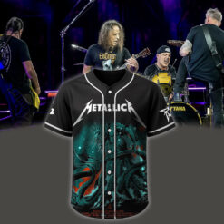 metallica m72 world tour baseball jersey june 6 2025 tampa fl raymond james stadium cthulhu rising ft pantera suicidal tendencies 1