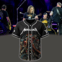 metallica m72 world tour baseball jersey june 6 2025 tampa fl raymond james stadium skeleton pirate crew edition 1