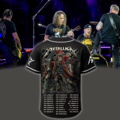 metallica m72 world tour baseball jersey june 6 2025 tampa fl raymond james stadium skeleton pirate crew edition 2