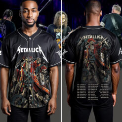 metallica m72 world tour baseball jersey june 6 2025 tampa fl raymond james stadium skeleton pirate crew edition 4