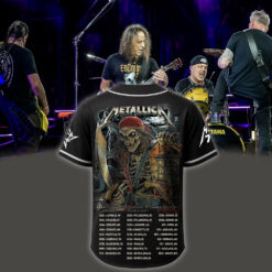 metallica m72 world tour baseball jersey june 8 2025 tampa fl raymond james stadium skeleton pirate lantern keeper edition 2