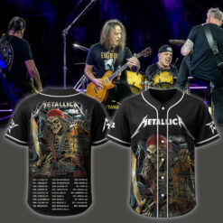 metallica m72 world tour baseball jersey june 8 2025 tampa fl raymond james stadium skeleton pirate lantern keeper edition