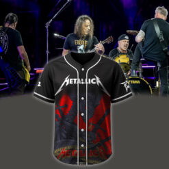 metallica m72 world tour baseball jersey may 11 2025 columbus ohio historic crew stadium skeleton king serpent design 1