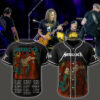 metallica m72 world tour baseball jersey may 25 2025 philadelphia pennsylvania lincoln financial field monster burger demon ii edition