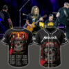 metallica m72 world tour baseball jersey may 28 2025 landover maryland northwest stadium football skeleton skull edition