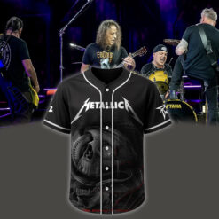 metallica m72 world tour baseball jersey may 3 2025 nashville tennessee nissan stadium coiled serpent skull abyss edition 1