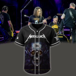 metallica m72 world tour baseball jersey may 31 2025 charlotte nc bank of america stadium third eye skull design feat pantera suicidal tendencies 1