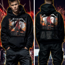 metallica m72 world tour hoodie shirt june 14 2025 houston texas nrg stadium death key reaper artwork 2