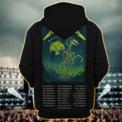 metallica m72 world tour hoodie shirt june 14 2025 houston texas nrg stadium skeleton knight grim reaper artwork1