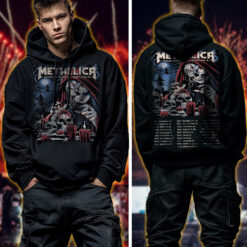 metallica m72 world tour hoodie shirt june 22 2025 santa clara california levis stadium red candle skull sorceress artwork 2