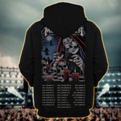metallica m72 world tour hoodie shirt june 22 2025 santa clara california levis stadium red candle skull sorceress artwork1