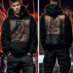 metallica m72 world tour hoodie shirt june 27 2025 denver colorado empower field at mile high barbarian bear riders artwork 2