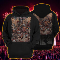 metallica m72 world tour hoodie shirt june 27 2025 denver colorado empower field at mile high barbarian bear riders artwork 3