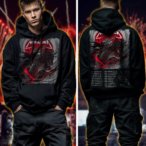 metallica m72 world tour hoodie shirt june 27 29 2025 denver colorado empower field at mile high grim reaper horseman artwork 2