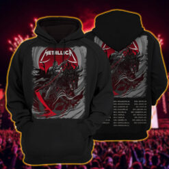 metallica m72 world tour hoodie shirt june 27 29 2025 denver colorado empower field at mile high grim reaper horseman artwork 3