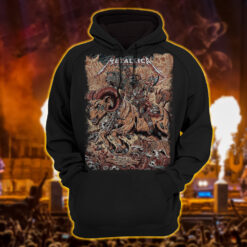 metallica m72 world tour hoodie shirt june 29 2025 denver colorado empower field at mile high skull ram warrior artwork