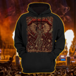 metallica m72 world tour hoodie shirt june 3 2025 atlanta georgia mercedes benz stadium flaming death angel design ft pantera suicidal tendencies