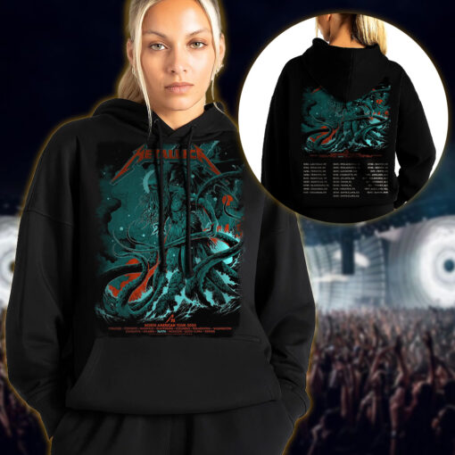 metallica m72 world tour hoodie shirt june 6 2025 tampa florida raymond james stadium cthulhu sea beast design ft pantera suicidal tendencies 1