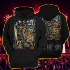 metallica m72 world tour hoodie shirt june 8 2025 tampa florida raymond james stadium skeleton pirate lantern artwork 4