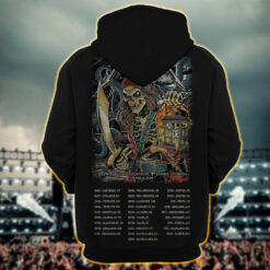 metallica m72 world tour hoodie shirt june 8 2025 tampa florida raymond james stadium skeleton pirate lantern artwork1