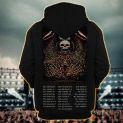 metallica m72 world tour hoodie shirt may 31 2025 charlotte north carolina bank of america stadium crowned skull poster ft pantera suicidal 1tendencies1
