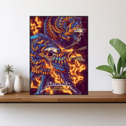 metallica m72 world tour july 7 2024 warsaw poland pge narodowy concert poster canvas wall art 1