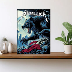 metallica m72 world tour september 1 2024 seattle washington lumen field werewolf 2 poster canvas wall art 1