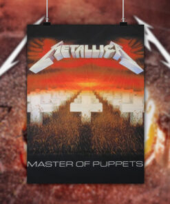 metallica master of puppets poster iconic 1986 album cover art wall print 2