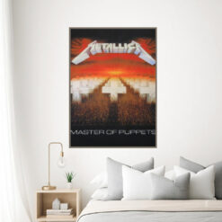 metallica master of puppets poster iconic 1986 album cover art wall print 3