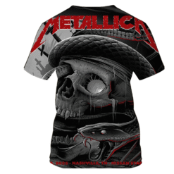 metallica may 3 nashville skull snake tour 3d aop shirt 2