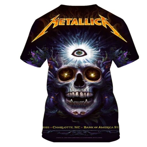metallica may 31 charlotte all seeing skull 3d aop shirt 2