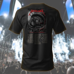 metallica nashville 2025 serpent skull tee official m72 tour shirt 2